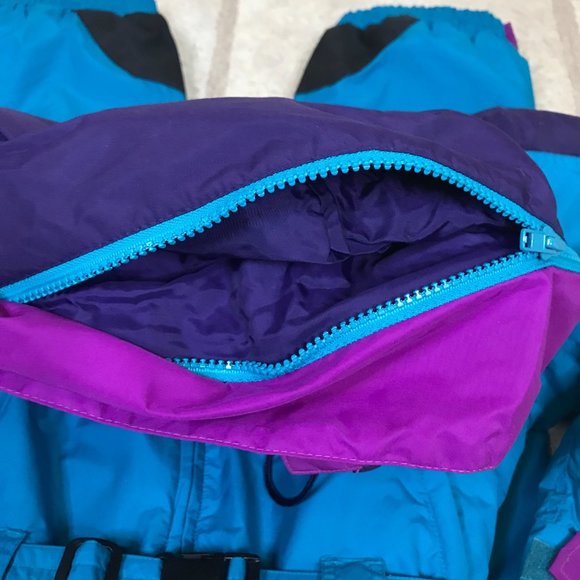 Vintage Y2K COLUMBIA Womens Snow Ski Suit Medium Retro 90's Apres Ski Snowboard - Picture 6 of 10